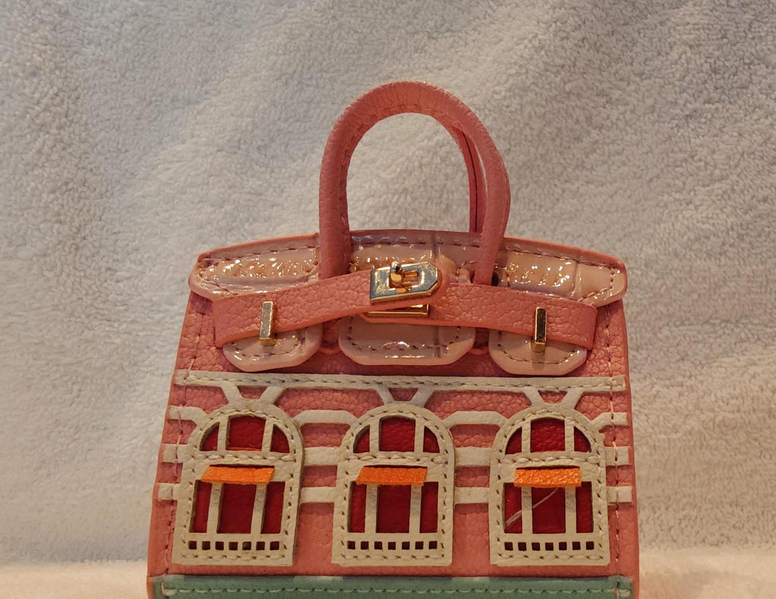 Caryina peach facade mini bag front hero view